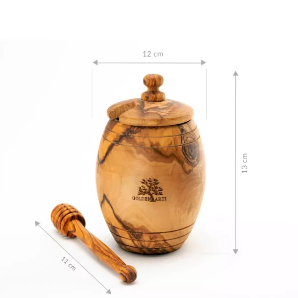 BOITE À MIEL EN BOIS D’OLIVES-01 BOITE À MIEL EN BOIS D’OLIVES-01