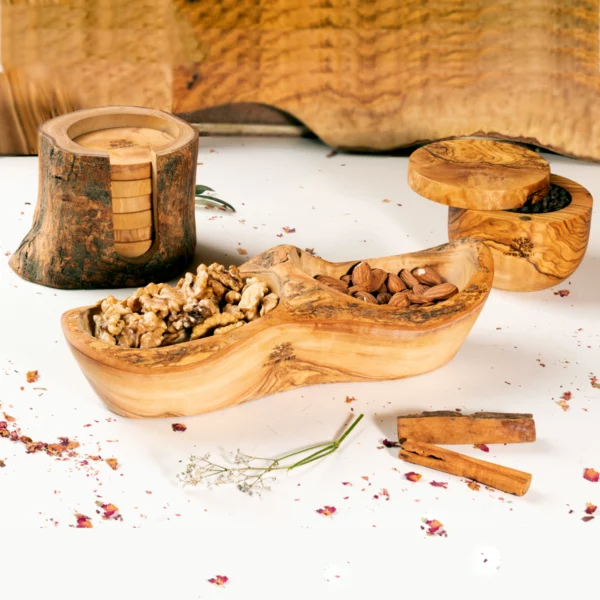 COUPE PAIN 2 TROUS EN BOIS-D’OLIVIER COUPE PAIN 2 TROUS EN BOIS-D’OLIVIER