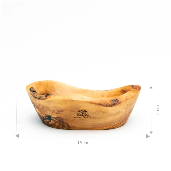 COUPELLE 14 CM EN BOIS D'OLIVIER COUPELLE 14 CM EN BOIS D'OLIVIER