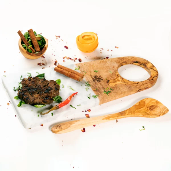 PLANCHE EN BOIS-D’OLIVIER-ET-MARBRE PLANCHE EN BOIS-D’OLIVIER-ET-MARBRE