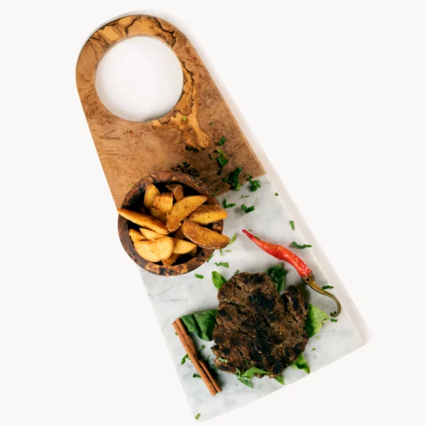 PLANCHE EN BOIS D’OLIVIER ET MARBRE PLANCHE EN BOIS D’OLIVIER ET MARBRE