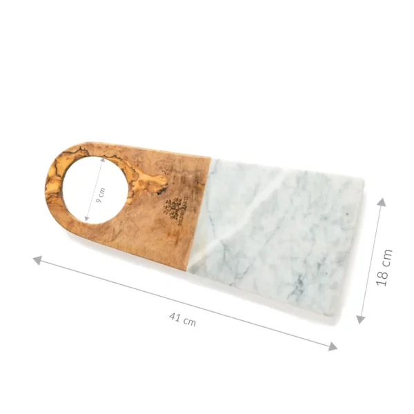 PLANCHE EN BOIS D’OLIVIER ET MARBRE PLANCHE EN BOIS D’OLIVIER ET MARBRE