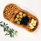 PLATEAUX 3 TROUS EN BOIS D’OLIVES