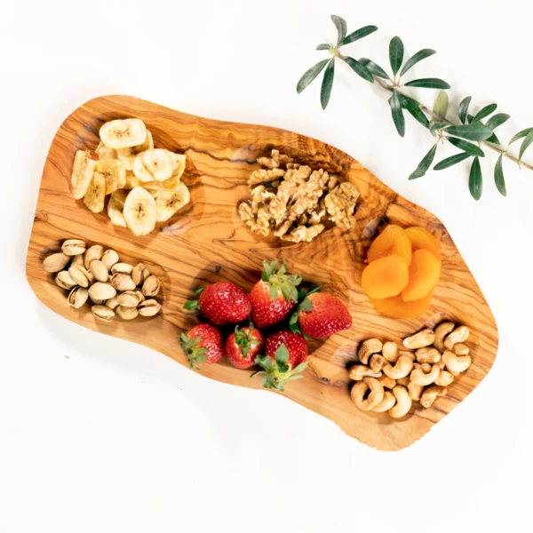 Plateaux 6 trous en bois d'olives Plateaux 6 trous en bois d'olives