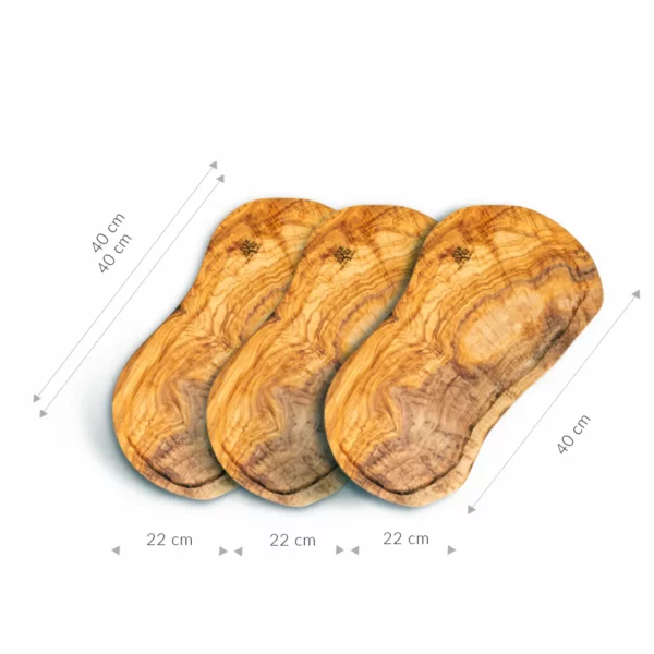 SET DE 3 PLANCHES AVEC GROOVE SANS MANCHE -40CM SET DE 3 PLANCHES AVEC GROOVE SANS MANCHE -40CM