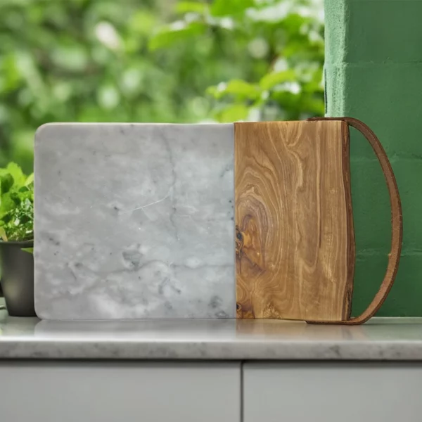 PLANCHE SANS MANCHE AVEC CUIR MARBRE GRIS-03 PLANCHE SANS MANCHE AVEC CUIR MARBRE GRIS-03