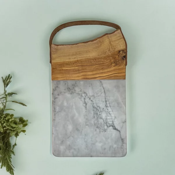 PLANCHE SANS MANCHE AVEC CUIR MARBRE GRIS-04 PLANCHE SANS MANCHE AVEC CUIR MARBRE GRIS-04