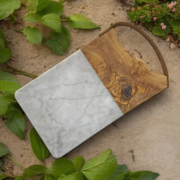 PLANCHE SANS MANCHE AVEC CUIR MARBRE GRIS-06 PLANCHE SANS MANCHE AVEC CUIR MARBRE GRIS-06