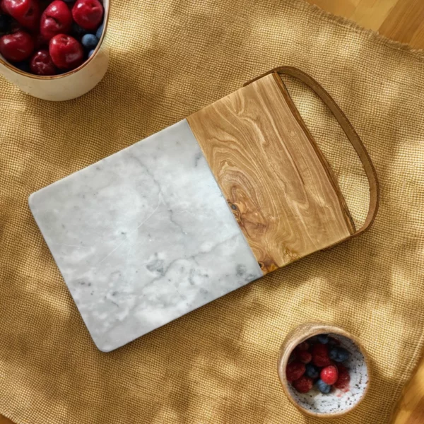 PLANCHE SANS MANCHE AVEC CUIR MARBRE GRIS-07 PLANCHE SANS MANCHE AVEC CUIR MARBRE GRIS-07