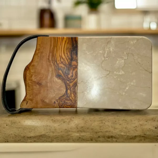PLANCHE SANS MANCHE AVEC CUIR MARBRE BEIGE PLANCHE SANS MANCHE AVEC CUIR MARBRE BEIGE