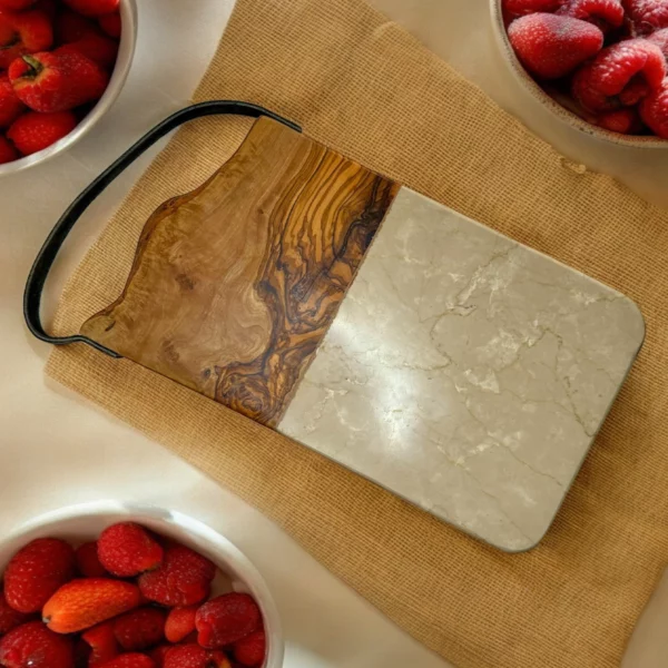 PLANCHE SANS MANCHE AVEC CUIR MARBRE BEIGE PLANCHE SANS MANCHE AVEC CUIR MARBRE BEIGE