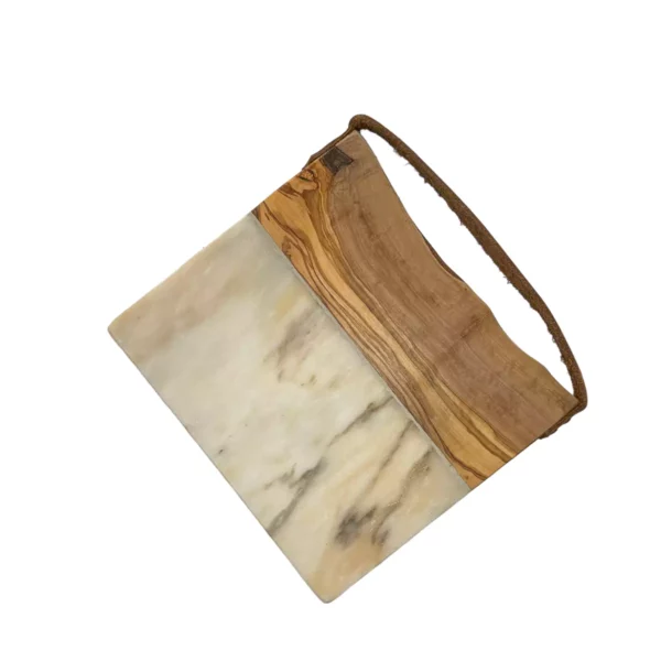 Planche Sans manche avec cuir marbre CREMA LUNA+-3 Planche Sans manche avec cuir marbre CREMA LUNA+-3