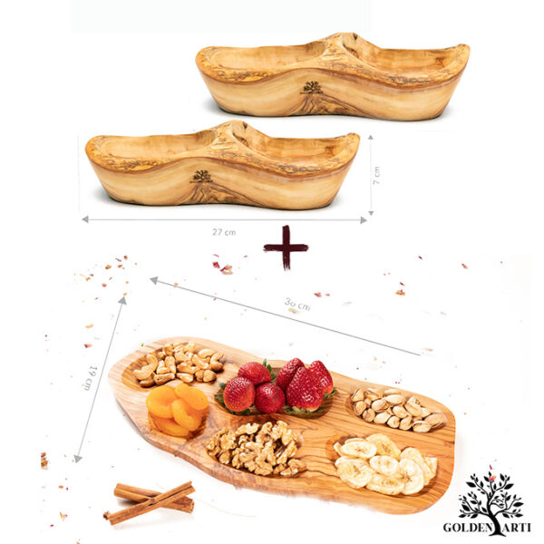 Plateau à 6 trous + 2 coupelles à 2 trous Plateau à 6 trous + 2 coupelles à 2 trous